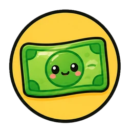 Gold First Dollar badge, earned when a kid's store makes its first sale